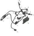 ROTAX - ENGINE HARNESS AND ELECTRONIC MODULE - 2025 CAN AM OUTLANDER MAX 450 6X6 DPS EFI - TUNDRA GREEN