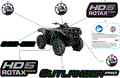 BODY - FEATURE DECALS - 2024 CAN AM OUTLANDER PRO HD5 4X4 - DESERT TAN - (2)