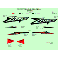 DECAL(MAGMA RED) - 2024 CFMOTO ZFORCE 950 Sport