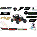 BODY - DECALS - 2023 CAN AM MAVERICK TURBO RR X RS SMART SHOCK