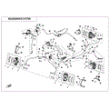 BRAKE SYSTEM (RH PARKING) - 2020 CFMOTO CFORCE 600