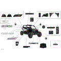 DECALS - TURBO R - PACKAGE STD - NORTH AMERICA - 2019 CAN AM MAVERICK TURBO R