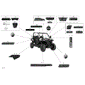 DECALS - 800 - PACKAGE DPS - 2019 CAN AM MAVERICK TRAIL 800 BASE / DPS