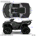 BODY: DECALS STANDARD - 2026 POLARIS SPORTSMAN 570 EPS PREMIUM