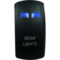 Lighted Switch Rear Light Blue by DragonFire Racing