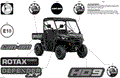BODY - DECALS - 2024 CAN AM DEFENDER MAX HD9 XT - ASPHALT GREY - 62" WIDTH CALI