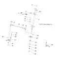 STEERING: STEERING POST and TIE ROD ASM. - 2022 POLARIS OUTLAW 110