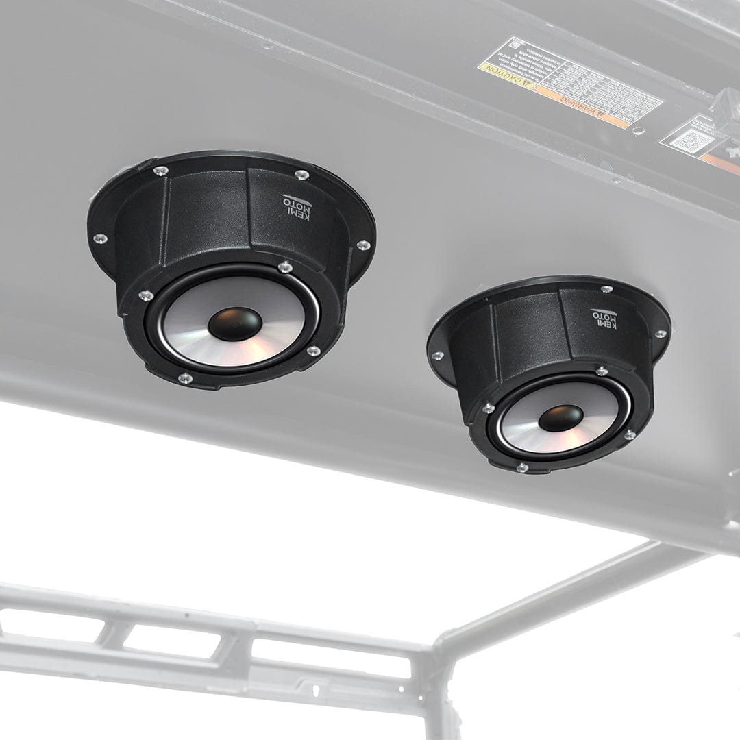 6.5 Inch Mount Speaker Pod For UTVs, RVs, Cars, Boats, Trunks, Trailers by Kemimoto B0117-02001BK Pod / Cage Speaker B0117-02001BK Kemimoto