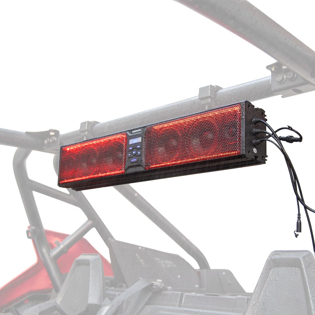 6 Speaker 26 Inch RGB Universal Sound Bar For 1.75''-2.25'' Roll Bar by Kemimoto B0117-01801BK Sound Bar Speaker B0117-01801BK Kemimoto