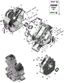 ROTAX - CRANKCASE - 2026 CAN AM RENEGADE 1000R 4X4 X MR EFI - HYPER SILVER