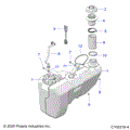 BODY: FUEL TANK - 2021 POLARIS SPORTSMAN 850 EPS LE 48"
