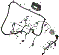 ROTAX - ENGINE HARNESS AND ELECTRONIC MODULE - 2026 CAN AM COMMANDER MAX 1000R EFI XT - FIERY RED METALLIC - 64" WIDTH - (2)