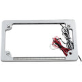 Dual License Plate Frame Chrome by Custom Dynamics