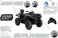 BODY - FEATURE DECALS - 2025 CAN AM OUTLANDER MAX 700 4X4 DPS - GRANITE GREY