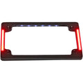 License Plate Frame with LED Flat Black by Custom Dynamics