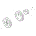 DRIVE - FRONT WHEELS - 2026 CAN AM COMMANDER 1000R EFI X MR - DARK WILDLAND CAMO - 64" WIDTH