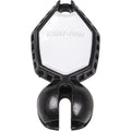 Grey and black Can-Am key fob with RFID chip and ergonomic plastic casing.