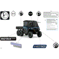 BODY - DECALS - 2026 CAN AM DEFENDER 6X6 HD10 LTD CAB - DUSTY NAVY SATIN - 65" WIDTH