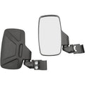 Side View Mirror Rectangle Black by Moose Offroad