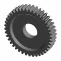 Black metal mainshaft gear with 41 teeth and central circular hole, designed for motorcycles.