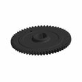 Black metal balance shaft gear with evenly spaced teeth and central hub opening.