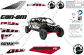 BODY - DECALS - 2025 CAN AM MAVERICK R MAX - CATALYST GRAY - 77" WIDTH