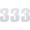 Race Number 3 White 6" by Moose Offroad