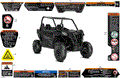 BODY - WARNING DECALS - 2025 CAN AM MAVERICK TRAIL DPS - TIMELESS BLACK METALLIC - 50" WIDTH CALI