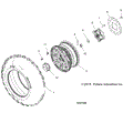 WHEELS: FRONT TIRE and BRAKE DISC - 2016 POLARIS ACE 570 EFI
