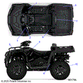 BODY: DECALS STANDARD - 2026 POLARIS SPORTSMAN 570 X2 EPS