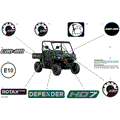 BODY - DECALS - 2023 CAN AM DEFENDER MAX HD7 DPS