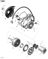 MAGNETO AND ELECTRIC STARTER - 1000R EFI (OUTLANDER) - 2017 CAN AM OUTLANDER 1000R EFI