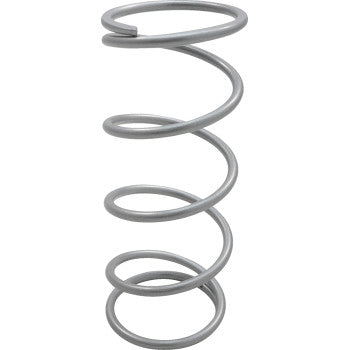 Gray metallic coil spring with tightly wound circular loops, designed for offroad clutch system.