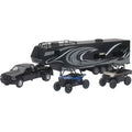Polaris Pick Up Toy Hauler with Vehicles Set 1:18 Scale Black / Blue Red by New Ray Toys