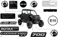 BODY - DECALS - 2026 CAN AM COMMANDER 700 EFI XT - TIMELESS BLACK METALLIC - 60" WIDTH
