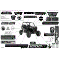 BODY - DECALS - 2022 CAN AM MAVERICK SPORT 1000R X XC