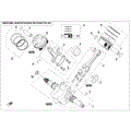 CRANKSHAFT/CONNETING ROD/PISTON ASSY. - 2022 CFMOTO UFORCE 800