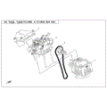 CYLINDER&CYLINDER HEAD ASSY - 2021 CFMOTO CFORCE 500 S