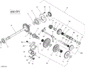 ROTAX - GEARBOX - 2018 CAN AM OUTLANDER 4X4 DPS 450 EFI - CALI - SQUADRON GREEN