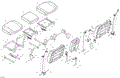 BODY - SEAT - FRONT SECTION - 2025 CAN AM DEFENDER MAX HD10 LTD CAB - MACCHIATO SATIN - 65" WIDTH