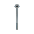 A silver Hex Flanged Screw, M8X1.25X100 10.9 Zpc by Polaris with a partially threaded shaft, shown upright on a white background. Perfect for Polaris OEM and Indian motorcycle parts replacement needs.