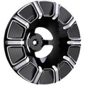 Velocity Air Cleaner Cover - 10-Gauge - Black by Arlen Ness
