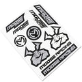 S2 Decal Moose Racing Black Silver by Moose Offroad