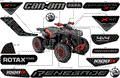 BODY - FEATURE DECALS - 2018 CAN AM RENEGADE 4X4 X XC 1000R - TIMELESS BLACK METALLIC