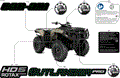 BODY - FEATURE DECALS - 2026 CAN AM OUTLANDER PRO HD5 4X4 - NORTHERN LICHEN