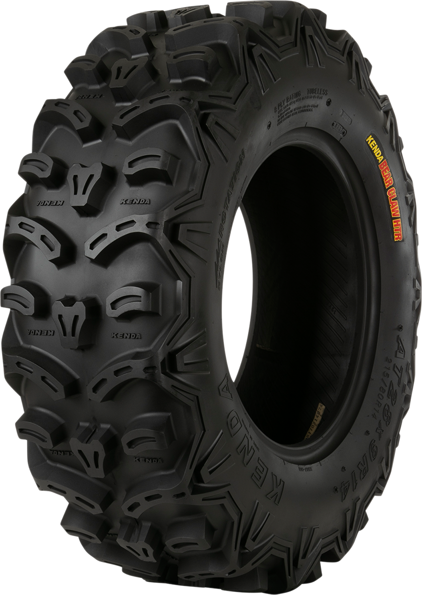 KENDA K587 Bearclaw HTR 27x9.5R14 ATV Tire - Front and Rear, 8 Ply, Model 085871462D1