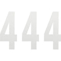 FX Number 4 White 8" by Factory Effex