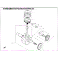 CRANKSHAFT/CONNECTING ROD/PISTON ASSY. - 2022 CFMOTO ZFORCE 500