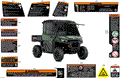BODY - WARNING DECALS - 2025 CAN AM DEFENDER HD9 DPS CAB - COMPASS GREEN - 67" WIDTH CALI