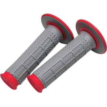 Tapered Dual Compound Grips Red by Renthal